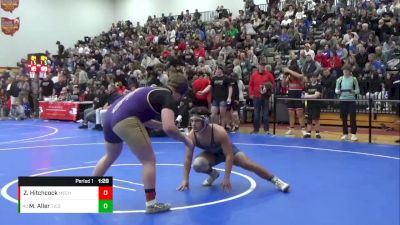 215 lbs Champ. Round 2 - Manny Aller, Tiffin Columbian vs Zane Hitchcock, Mechanicsburg