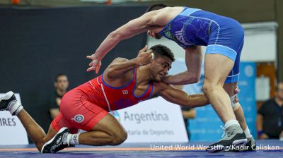 74 kg Qualifying Round - Franklin Gomez, PUR vs Cesar Bordeaux, BRA