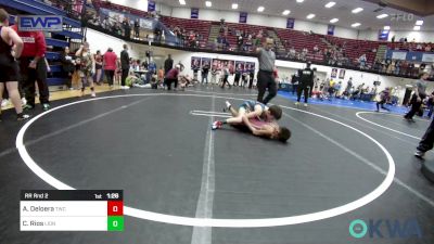 73 lbs Rr Rnd 2 - Adrian Deloera, Tuttle Wrestling Club vs Cameron Rios, Lions Wrestling Academy