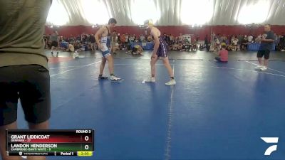 150 lbs Round 3 (16 Team) - Grant Liddicoat, Denmark vs Landon Henderson, Cambridge-Isanti White