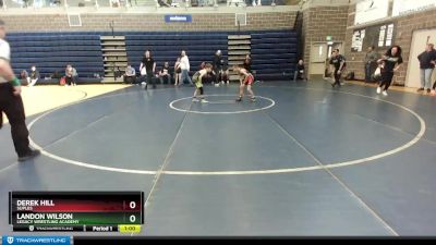 71/75 5th Place Match - Derek Hill, Suples vs Landon Wilson, Legacy Wrestling Academy