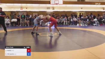 97 kg Semifinal - Jonathan Leonard Aiello, USA vs Cole Santo Mirasola, USA