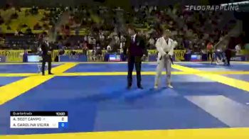 AMY SCOT CAMPO vs ANA CAROLINA VIEIRA SROUR 2022 World Jiu-Jitsu IBJJF Championship