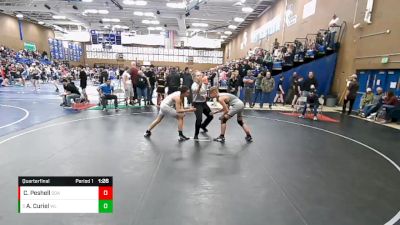 125 lbs Quarterfinal - Andres Curiel, West Jordan vs Colton Peshell, Riverton Wolf Pack Wrestling