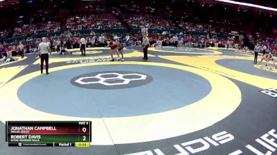 D1-132 lbs Cons. Round 3 - Jonathan Campbell, Walsh Jesuit vs Robert Davis, Stow-Munroe Falls