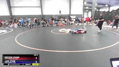 77 lbs 3rd Place Match - Weston Young, Elma Wrestling Club vs Luke Stage, Toro World Club