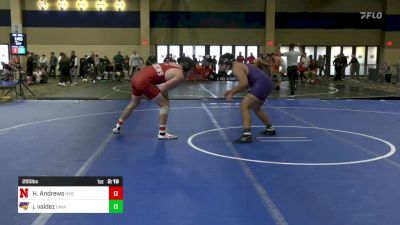 285 lbs C Of 16 #2 - Harley Andrews, Nebraska vs Jose Valdez, Northern Iowa