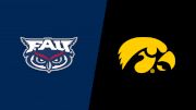 2019 Florida Atlantic vs Iowa | Big Ten Women's Basketball