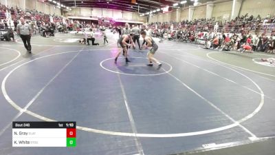 144 lbs Semifinal - Noah Gray, Olathe vs Koltyn White, Stout Wrestling Academy