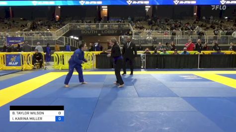 BRYN TAYLOR WILSON vs ISABELLA KARINA MILLER 2024 Pan Jiu Jitsu IBJJF Championship