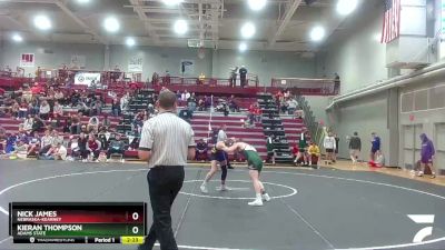 141 lbs Cons. Round 3 - Kieran Thompson, Adams State vs Nick James, Nebraska-Kearney