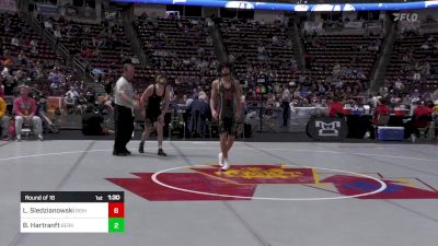 121 lbs Round Of 16 - Lincoln Sledzianowski, Bishop McCort vs Brayden Hartranft, Berks Catholic