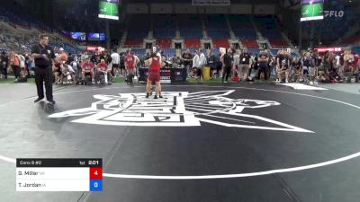 106 lbs Cons 8 #2 - Gavin Miller, Oklahoma vs Taye Jordan, Iowa