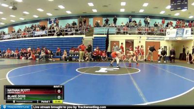 90 lbs Placement (4 Team) - Blake Doss, New Palestine vs Nathan Scott, Crown Point