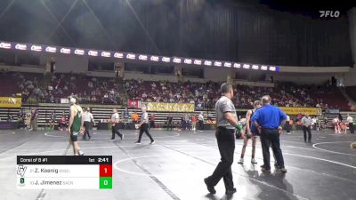 125 lbs Consi Of 8 #1 - Zack Koenig, Grand Valley State WC vs Joseph Jimenez, Sacramento State