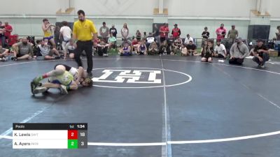 102 lbs Pools - Kaine Lewis, Dayton Bandits - Gray vs Aj Ayers, Patriots Wrestling Club