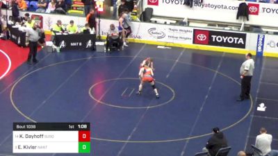 112 lbs Quarterfinal - Kaylee Dayhoff, Susquenita vs Emily Kivler, Nanticoke