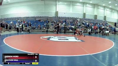 136 lbs Quarterfinal - Andrew Moro, OH vs Braydon Hall, MI