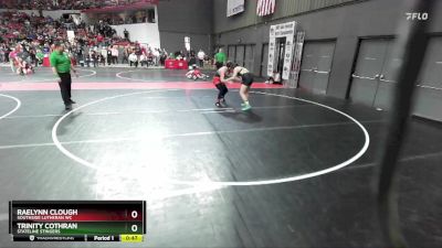 150+ Round 1 - Raelynn Clough, Southside Lutheran WC vs Trinity Cothran, Stateline Stingers