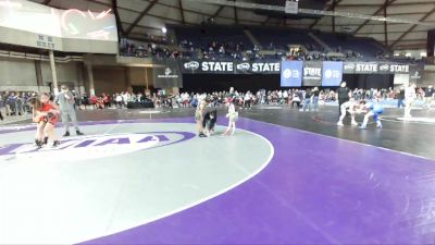 41-44 lbs Semifinal - Adelicia Jameson, Franklin Pierce Cardinal Wrestling Club vs Alanna Lucas, Franklin Pierce Cardinal Wrestling Club