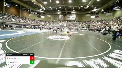 2A 120 lbs Semifinal - Camden Moat, Millard vs Deklan Helquist, San Juan