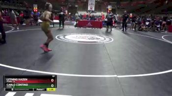 97 lbs Round 4 (6 Team) - Lytning Hazen, MDWA vs Carlo Contino, CVWA