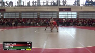 174 lbs Champ. Round 1 - Vincent Player, Bridgewater State vs Derek Cote, Southern Maine