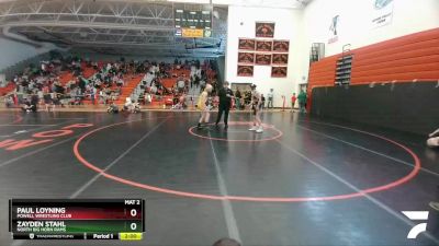 120-126 lbs Round 2 - Zayden Stahl, North Big Horn Rams vs Paul Loyning, Powell Wrestling Club