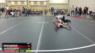 60 lbs Round 5 - Roman Rodriguez, Gulf Coast Wrestling Club vs Colten Williamson, Elevate Wrestling Club