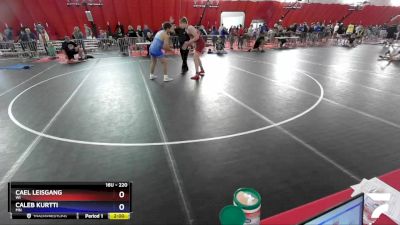 220 lbs Semifinal - Cael Leisgang, WI vs Caleb Kurtti, MN