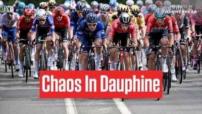 Chaotic Criterium du Dauphine Stage, Riders DQd, Laporte Wins