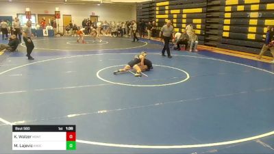 100 lbs Semifinal - Kristen Walzer, Montour vs Miranda Lajevic, Knoch