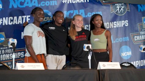 Katelyn Tuohy, Britton Wilson, Jasmine Moore & Julien Alfred | NCAA Women's Press Conference Highlights