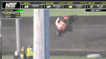 End-Over-End Flip In Transfer Battle At Gas City I-69 Speedway