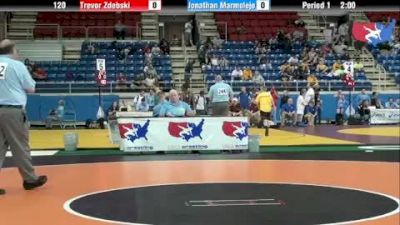 120 lbs round-1 Trevor Zdebski Michigan vs. Jonathan Marmolejo Illinois