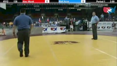 138 lbs round-1 Alec Wyatt Colorado vs. Matt Acee Oklahoma