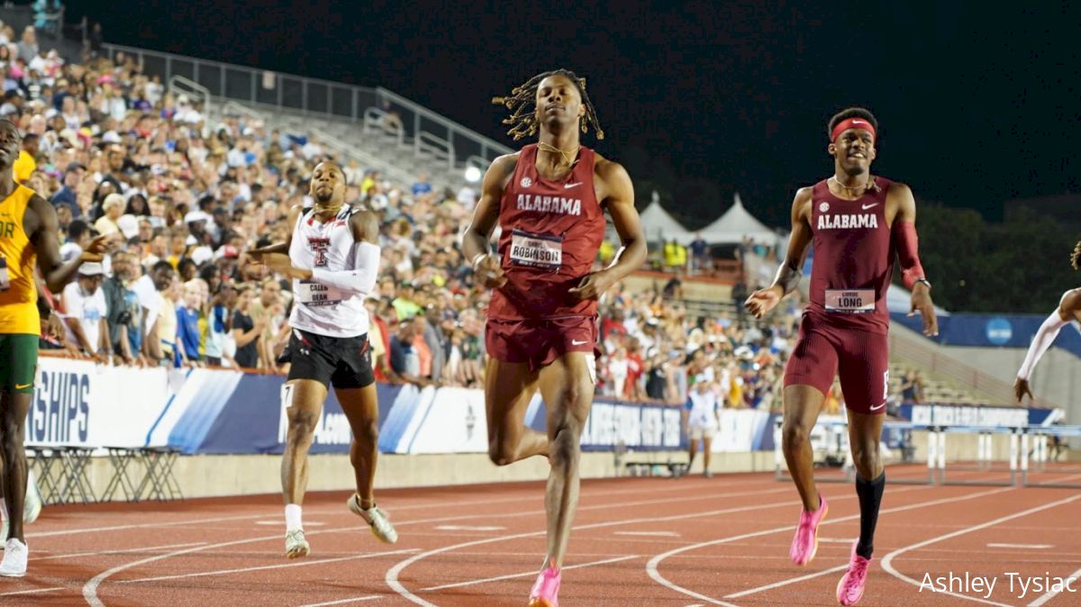 Chris Robinson Of Alabama Storms To Victory In 400m Hurdles At NCAAs