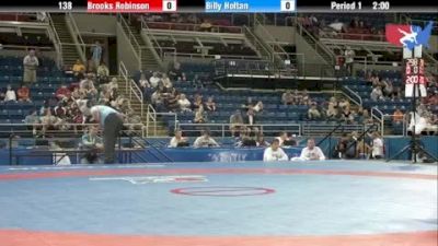 138 lbs round-1 Brooks Robinson Utah vs. Billy Holtan North Dakota