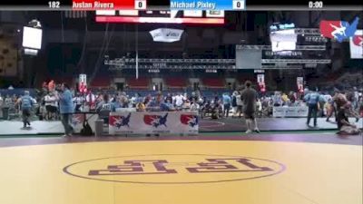 182 lbs round-4 Justan Rivera Georgia vs. Michael Pixley Missouri