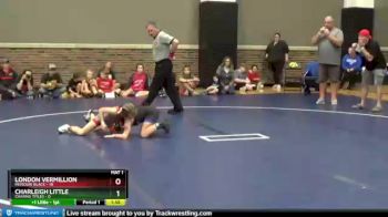 65 lbs Round 1 (12 Team) - London Vermillion, Missouri Black vs Charleigh Little, Chasing Titles