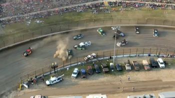 Tim McCreadie & Kyle Strickler Tangle In Dirt Late Model Dream Heat #3