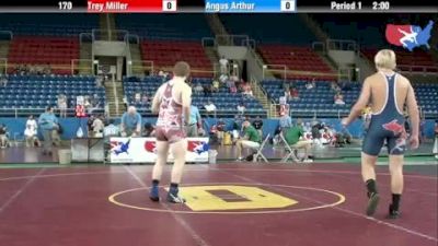 170 lbs round-2 Trey Miller Florida vs. Angus Arthur Michigan