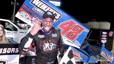 Danny Dietrich Reacts After Thrilling Ohio Sprint Speedweek Win At Fremont Speedway