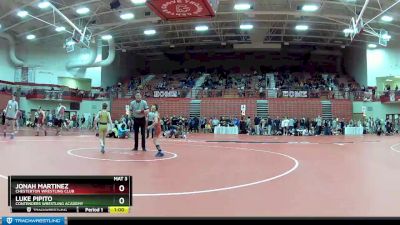 70 lbs Cons. Round 3 - Jonah Martinez, Chesterton Wrestling Club vs Luke Pipito, Contenders Wrestling Academy