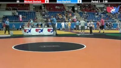 88 lbs round-2 Michael Doetsch Maryland vs. Ross Rayfield Ohio