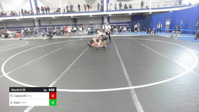 141 lbs Round Of 32 - Danny Capozolli, Millersville University vs Zach Keal, Army-West Point