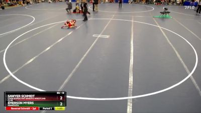 Champ. Round 1 - Sawyer Schmidt, Coon Rapids Mat Bandits Wrestling Club vs Emerson Myers, Minnesota