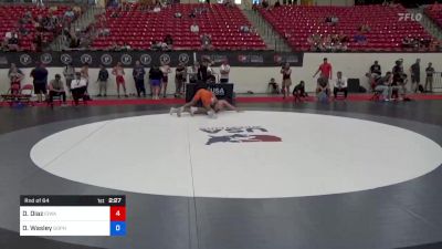 79 kg Rnd Of 64 - Danny Diaz, Iowa vs Devin Wasley, Gopher Wrestling Club - RTC