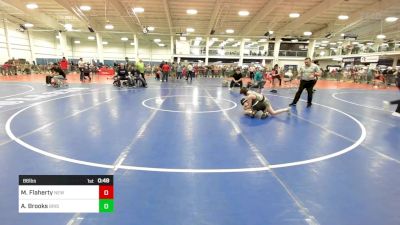 86 lbs Consi Of 8 #1 - Matthew Flaherty, New England Gold WC vs Austin Brooks, Bristol CT