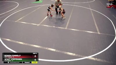 48 lbs Quarterfinals (8 Team) - Bowen Connelly, New Prague vs Wyatt Steffensen, Flat Earth